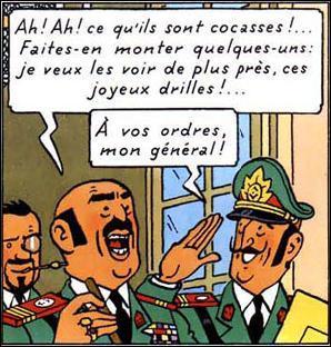 Qui sont ces trois moustachus apparaissant dans "Tintin et les Picaros" ?