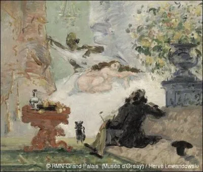 Qui a peint "Une moderne Olympia" ?