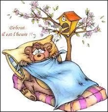 Un réveil brutal, c'est un ...