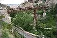 Le pont San Pablo de 100 m de long, en treillis acier, a été construit en 1902 sur le Huéscar dans la communauté autonome de Castille-La Manche à :