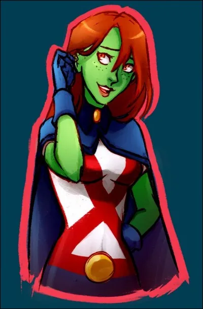 Qui est le petit frère de sang de Miss Martian ?