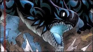 Comment s'appelle le dragon noir qui a arraché la jambe et le bras de Gildarts ?