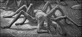 Je suis une femme très orgueilleuse. J'ai osé défier une déesse. Celle-ci m'a transformée en monstre alors que je venais de me suicider. Qui suis-je ?