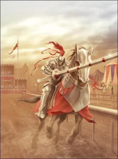L'un des amusements préférés des chevaliers de l'époque consistait en une joute, à pied ou à cheval, ces joyeux jouteurs portaient un nom !