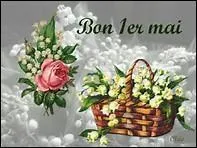 « Le premier mai c'est pas gai, 
Je trimes a dit le muguet, 
Dix fois plus que d'habitude, 
Regrettable servitude. 
Muguet, soit pas chicaneur, 
Car tu donne du bonheur, 
Pas cher à tout un chacun. 
Brin de muguet, tu ai quelqu'un. »
Combien y a-t-il de clochettes, de coquilles, non fautes ? !