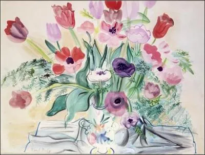 Qui a peint "Anémones et tulipes" ?