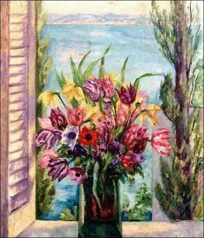 Qui a peint "Tulipes à la fenêtre" ?