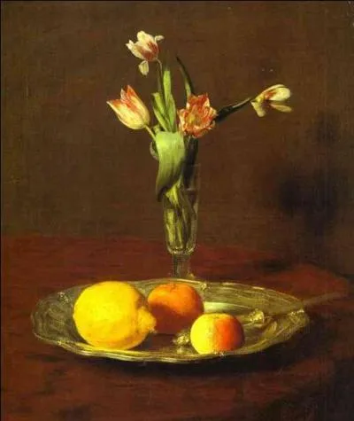 Qui a peint "Citrons, pommes et tulipes" ?