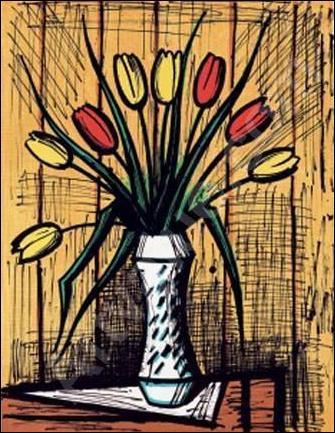 Qui a peint "Tulipes jaunes et rouges" ?