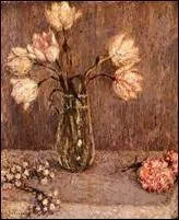 Qui a peint "Tulipes blanches" ?