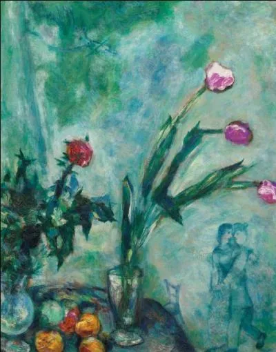Qui a peint "Les tulipes mauves" ?