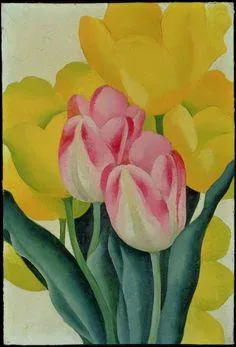 Qui a peint "Tulipes roses et jaunes" ?