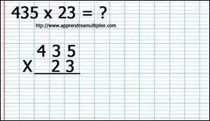 Quel nom donne-t-on au nombre qui est multiplié par un autre nombre ?