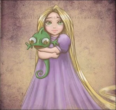 Elle a des cheveux magiques.