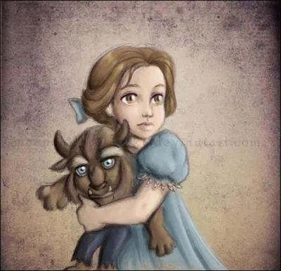 Comment s'appelle cette héroïne qui tient dans ses bras une bête ?