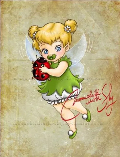 Cette mignonne petite fée est la meilleure amie de Peter Pan.