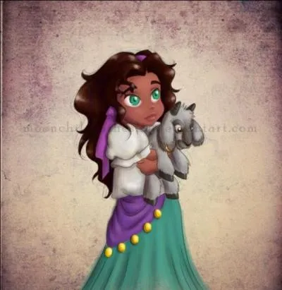 Cette petite bohémienne détient la clé de la cité des gitans.