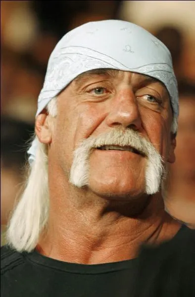 Quel type de moustache porte Hulk Hogan, catcheur adulé des années 1990 ?