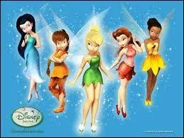 Qui sont les filles qui accompagnent Clochette sur cette photo ?