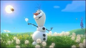 À la fin du dessin animé, qui permet à Olaf de rester en vie ?