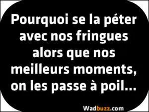 Que sont 'les brailles' ? (Indice, le pluriel est trompeur ;-) )