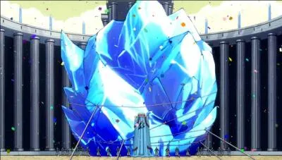 Dans l'arc Edolas, qui étaient les mages de Fairy Tail emprisonnés dans la Lacrima de la Grande Place ?