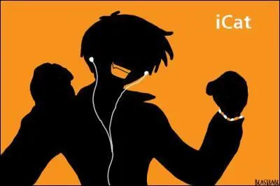 Un des personnages principaux du manga, "Le Chat" :