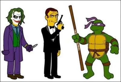 Trouve le numéro correspondant au Simpson du milieu !