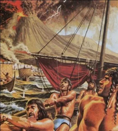 Sur quelle île mythique, régnaient les épigones de Poséidon ?