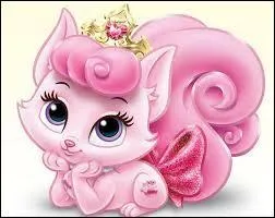 A qui appartient cet animal ? (elle a une robe rose)