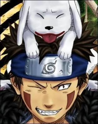 Est-ce que Akamaru reste sur la tête de Kiba dans les Shippuden ?