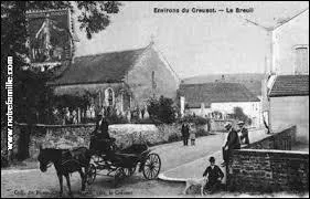 Voici une carte postale ancienne du Breuil. Commune de Saône-et-Loire, elle se trouve en région ...