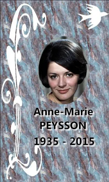 Quel était le métier de Anne-Marie Peysson ?
