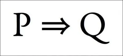 Bertrand Stämpfli, porte-parole de l'aéroport international de Genève, a prononcé cette phrase paradoxale : «M. Mugny a des arguments qui sont tellement faux que même l'inverse n'est pas vrai.»
En logique mathématique, dans quel unique cas l'implication "P implique Q" (en illustration) est fausse ?