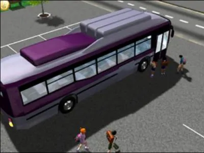 Dans cette situation le car recule :