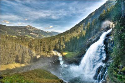 Commençons notre voyage dans les Alpes avec les chutes de la Krimml. Dans quel pays se situent-elles ?