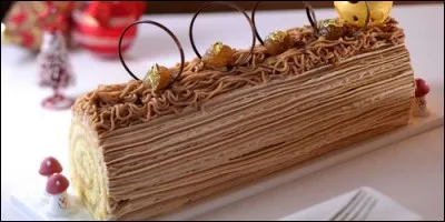 Une bûche de Noël c'est :