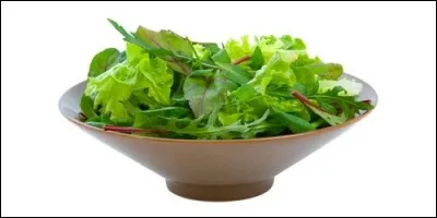 Dans une salade verte, je rajoute du :