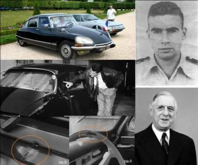 Ce personnage à l'allure gothique (selon ses propres dires), subit une attaque qui faillit le tuer avec plusieurs de ses proches. Il considérera ses agresseurs comme de piètres tireurs (187 tirs effectués, 14 ayant touché le véhicule). Cet attentat a été réalisé en fin d'une guerre qui ne portait pas son nom. Elle était réputée pour sa stabilité.
Quelle est cette voiture ?
Quel est ce personnage ?