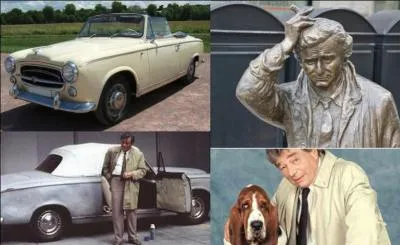 Ce policier est borgne, il porte un imperméable usé de couleur beige et conduit une voiture dont l'état se dégrade au cours de ses enquêtes. Il parle souvent de sa femme que l'on ne voit jamais ! Il sait se faire passer pour une sorte d'imbécile et un personnage brouillon pour mieux endormir ses suspects.
Quelle est la voiture ?
Quel est ce policier ?