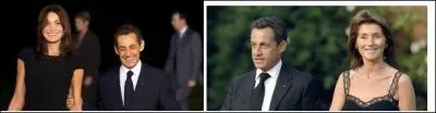 Nicolas Sarkozy a été marié trois fois , ses épouses ont pour prénom (deux seulement ont été première dame) :