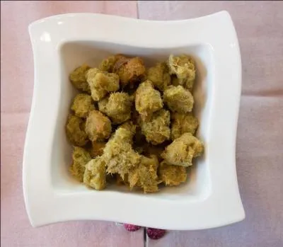 Petit beignet de poissons ou de légumes.