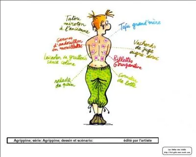 Ce personnage symbolise l'adolescente, insatisfaite de son sort, qui déprime ou pousse des coups de gueule. Elle déteste son physique ingrat, aime paresser et se rebeller.
Qui est l'auteur de la BD donnant son nom à la série télévisuelle ?