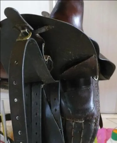 Dans le domaine hippique, c'est la deuxième sangle d'une selle d'amazone !