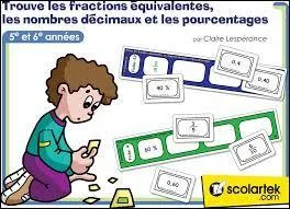60% de 460 = 3/5 de 460. Cette équivalence est-elle correcte ?