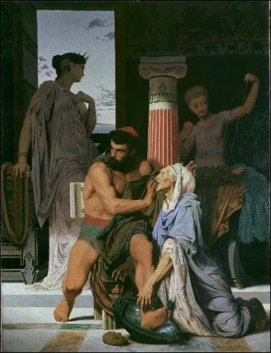 Enfin de retour sur son île, déguisé en mendiant le rendant méconnaissable, son ancienne nourrice, lui lavant les pieds, reconnut Ulysse grâce à son ancienne blessure ; qui est-elle ?