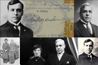 Allons au Portugal. Héros oublié, tardivement reconnu et réhabilité dans son pays, son action a été, également, oubliée en France. A la défaite de notre pays, cet homme, en délivrant de très nombreux visas a permis le sauvetage d'un nombre très important de gens.
Qui est ce héros méconnu ?