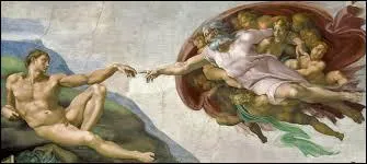 Qui a peint "La création d'Adam" ?