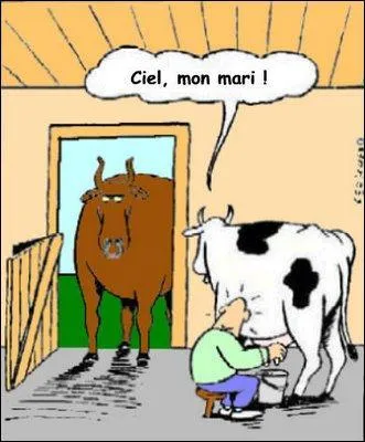 Dans quel genre théâtral peut-on entendre la fameuse réplique "Ciel, mon mari ! " ?