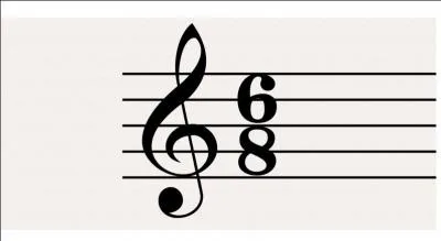 Quel est l'unité de temps dans une mesure à 6/8 ?